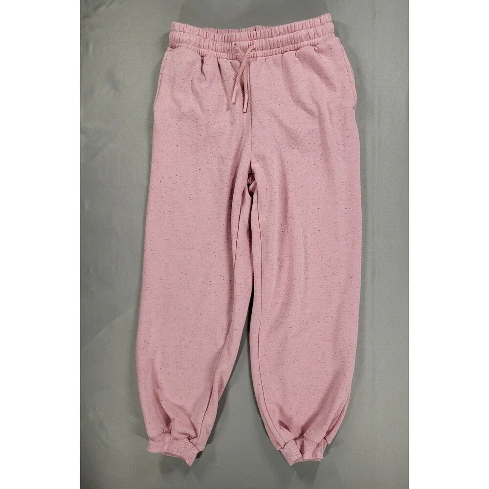 Mondetta Youth Girls 2-Piece Lounge Set Pink Speckled Hoodie & Joggers Size M 10